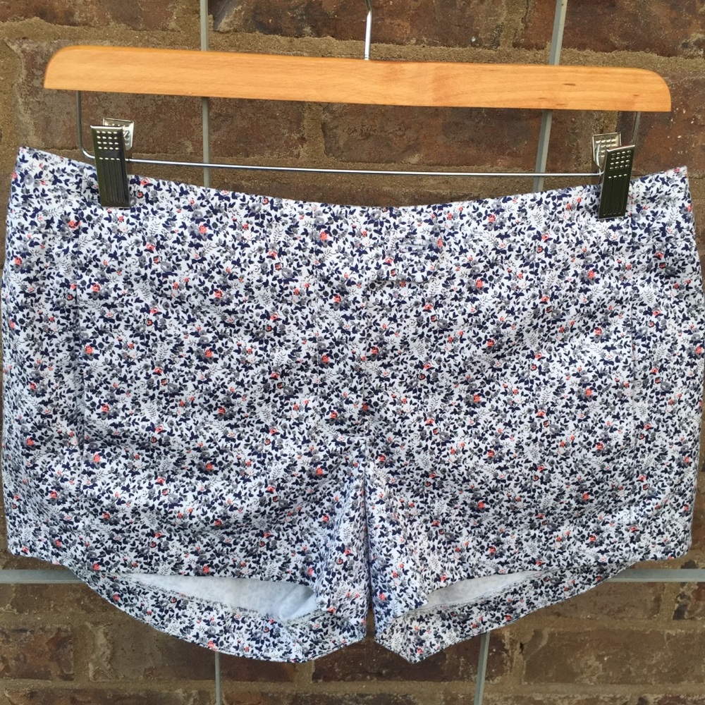 J. Crew 3” Floral Shorts Size 4